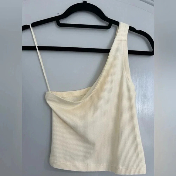 Urban outfitters one shoulder ribbed top size small - Picture 2 of 12